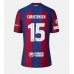 Barcelona Andreas Christensen #15 Domácí Dres 2023-24 Krátkým Rukávem